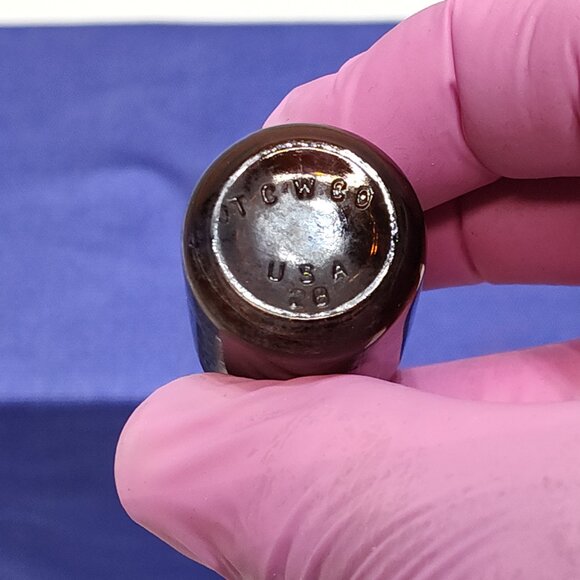 T.C. Wheaton & Co. T.C.W. Co. USA 28 Apothecary Med Bottle 2" Collectible RARE - Picture 5 of 7